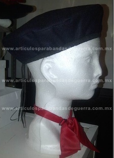 Boina de pano con agujeta tipo comando